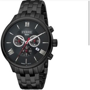 FERRE MILANO Men's Swiss Quartz
Bracelet Watch,44mm new in box